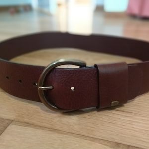 Brown Leather Ralph Lauren Belt - Size M